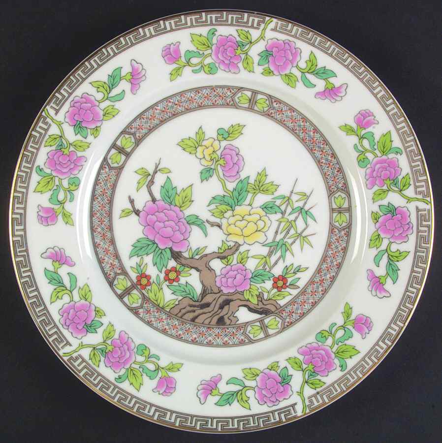 Jaipur Dinner Plate by ADG Delphine-1