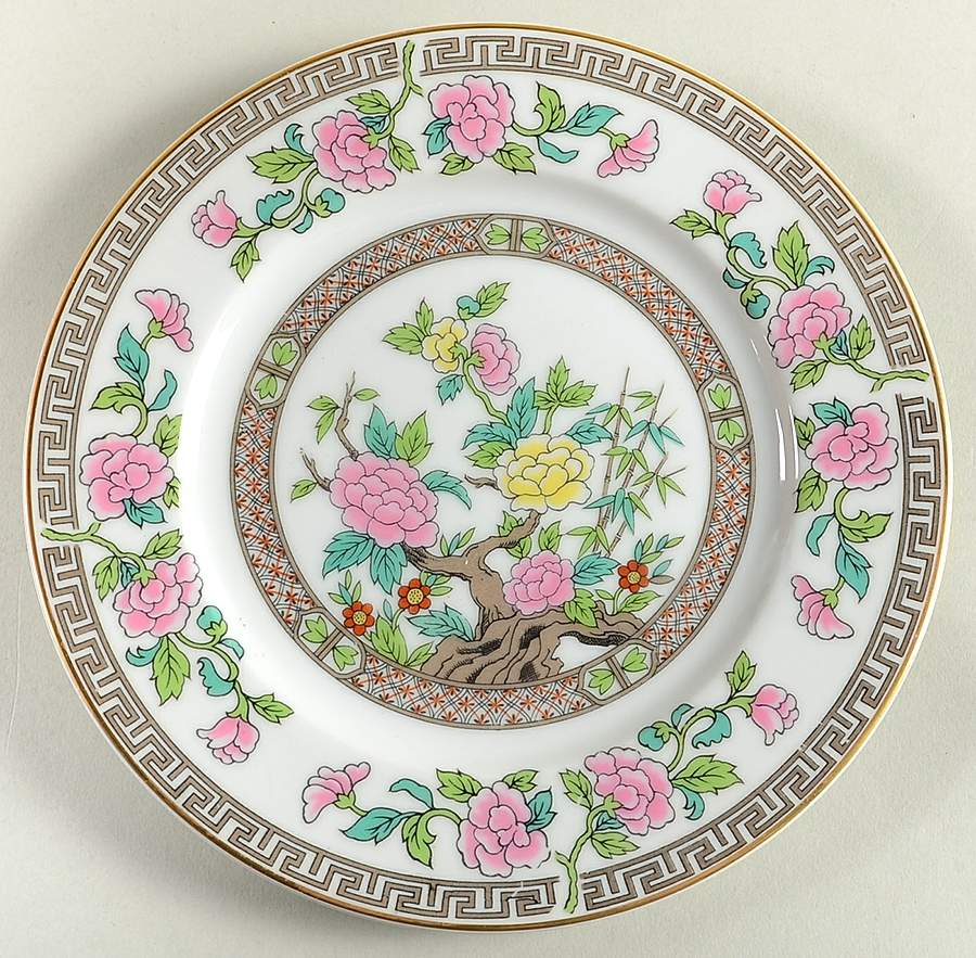 Jaipur Salad Plate by ADG Delphine-1