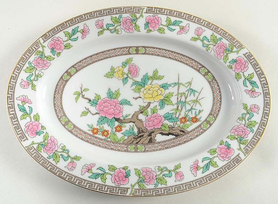 Jaipur 12" Oval Serving Platter by ADG Delphine-1