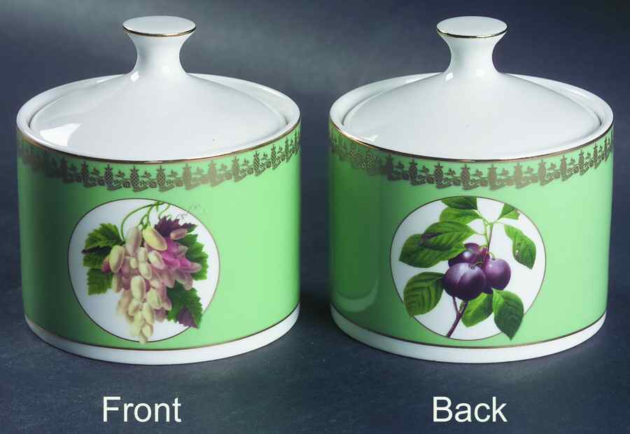 Royal Fruit Sugar Bowl & Lid by American Atelier-1