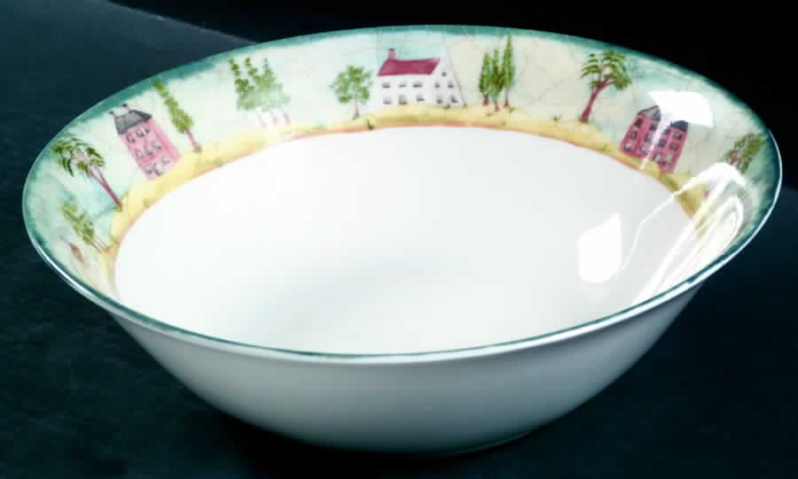 Porter's Village 10" Round Vegetable Bowl by 222 Fifth (PTS)-1