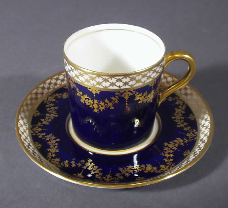 15728 Flat Demitasse Cup & Saucer Set by John  Aynsley & Sons-1