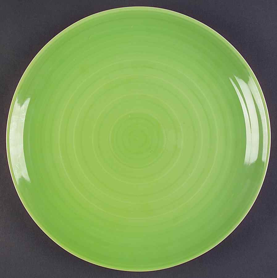 Flip Flop Apple Green 12" Chop Plate (Round Platter) by 222 Fifth (PTS)-1