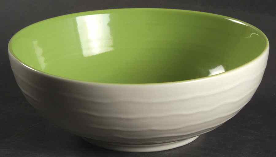 Flip Flop Apple Green Soup/Cereal Bowl by 222 Fifth (PTS)-1