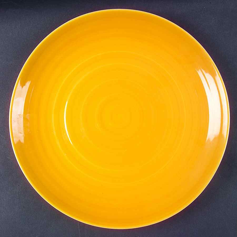 Flip Flop Butternut (Yellow) 12" Chop Plate (Round Platter) by 222 Fifth (PTS)-1