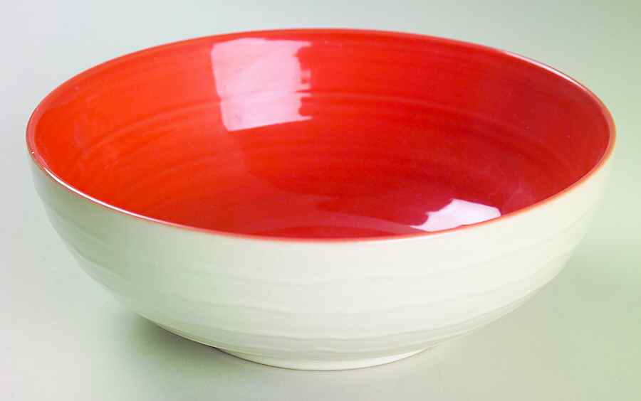 Flip Flop Coral (Orange) Soup/Cereal Bowl by 222 Fifth (PTS)-1