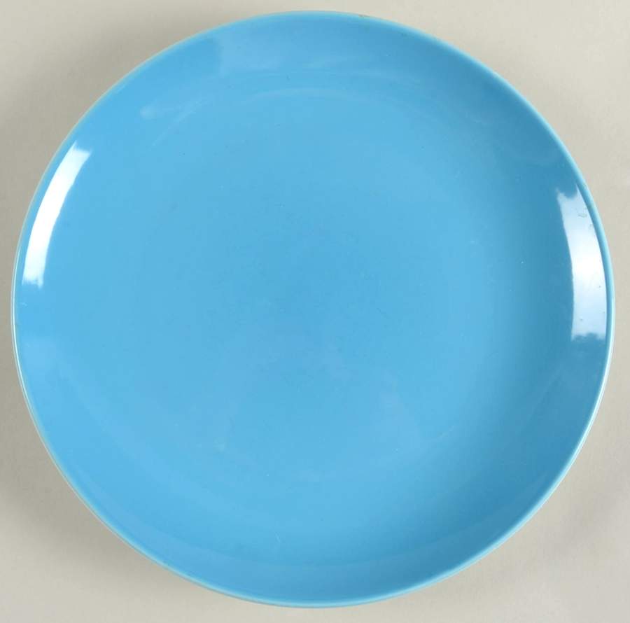 Flip Flop Lake Blue Dinner Plate by 222 Fifth (PTS)-1