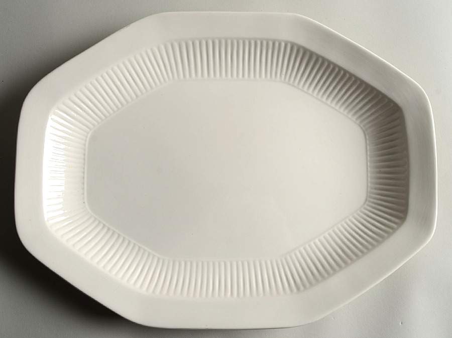 Empress (Cream) 15" Oval Serving Platter by Adams China-1