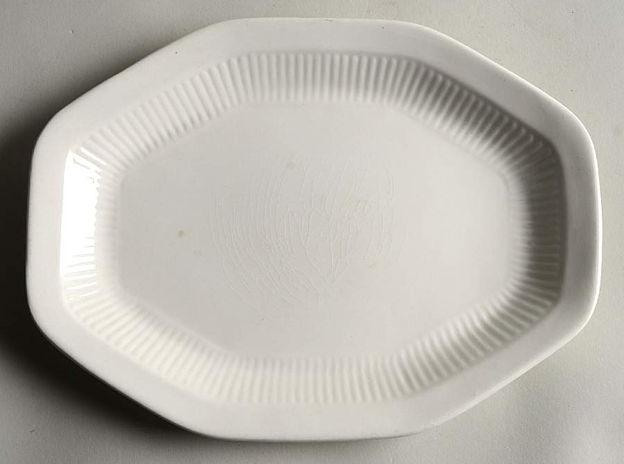 Empress (Cream) 10" Oval Serving Platter by Adams China-1