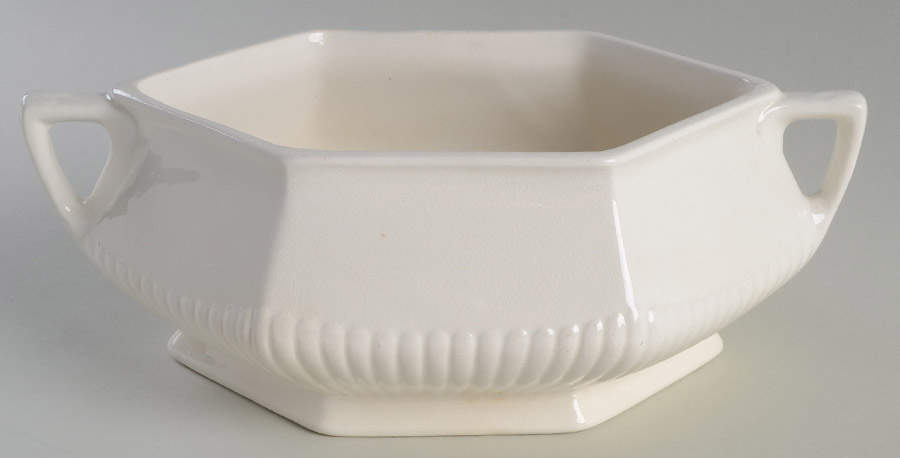 Empress (Cream) Oval Vegetable No Lid by Adams China-1