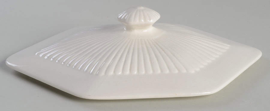 Empress (Cream) Lid for Oval Vegetable by Adams China-1