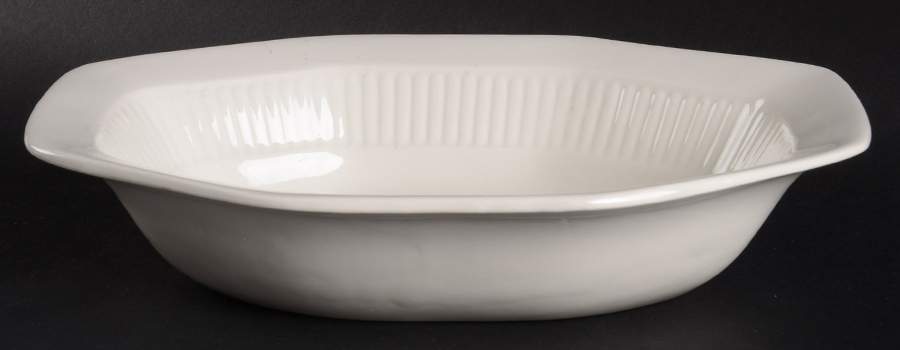 Empress (Cream) 9" Oval Vegetable Bowl by Adams China-1
