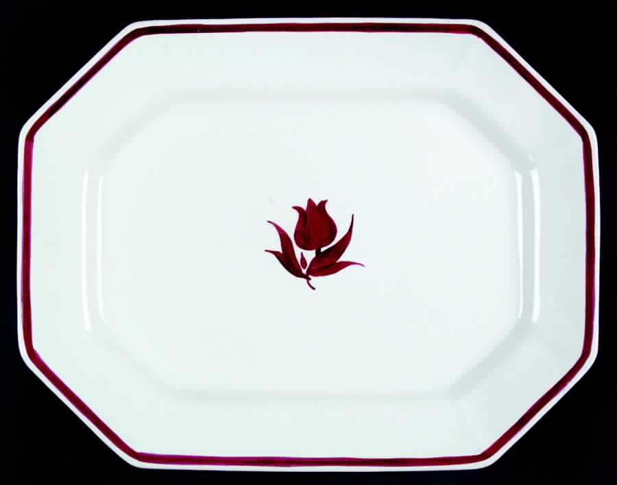 ADA134 13" Oval Serving Platter by Adams China-1