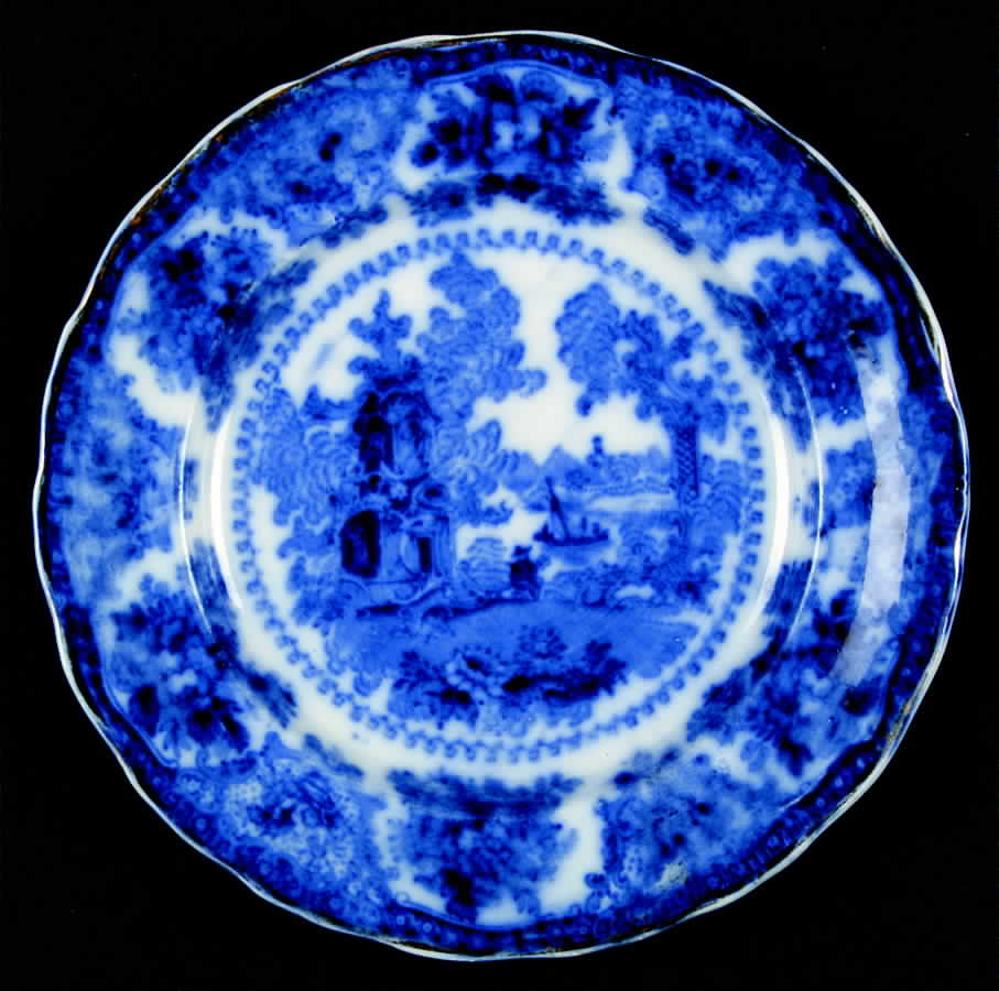 Fairy Villas Salad Plate by Adams China-1