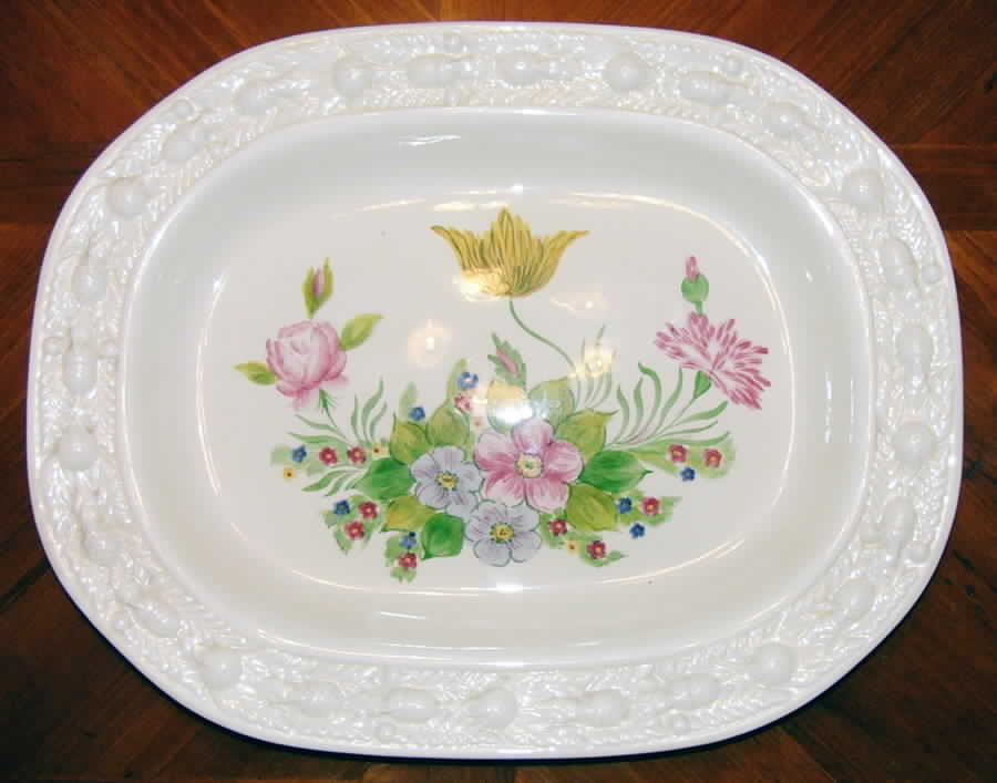 ADA135 11" Oval Serving Platter by Adams China-1