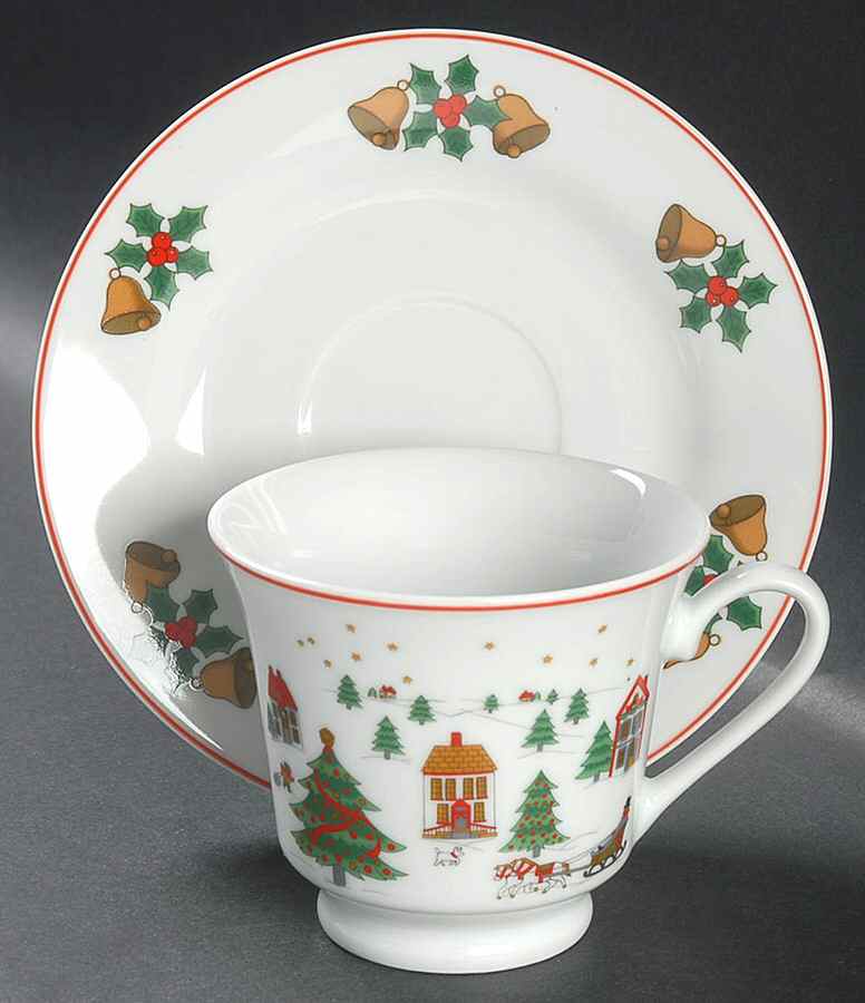 ACT2 Footed Cup & Saucer Set by Action Industries-1