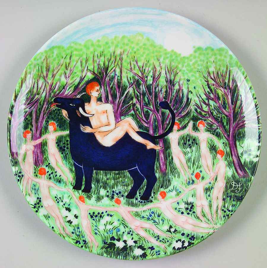 Horoscope Salad Plate by Arabia of Finland-1