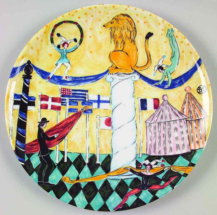 Horoscope Salad Plate by Arabia of Finland-1