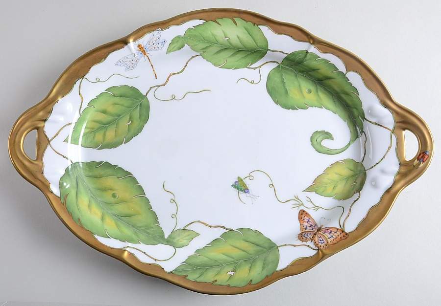 Ivy Garland 17" Oval Serving Platter by Anna Weatherley-1