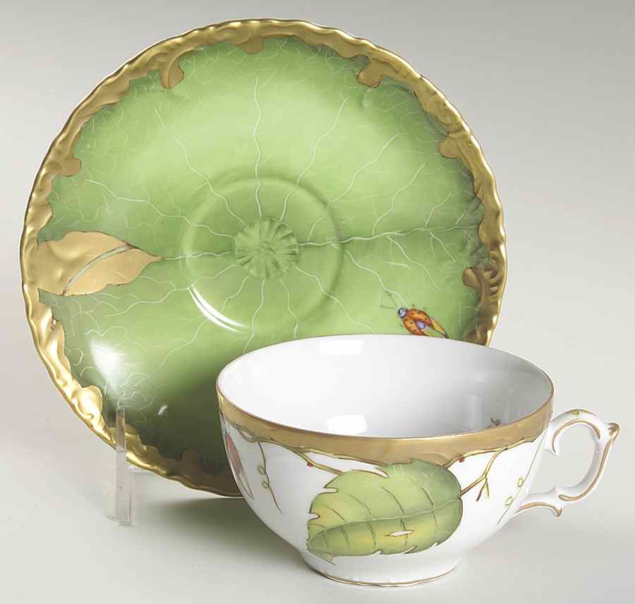 Ivy Garland Flat Cup & Saucer Set by Anna Weatherley-1