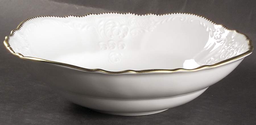Simply Anna Gold 8" Round Vegetable Bowl by Anna Weatherley-1
