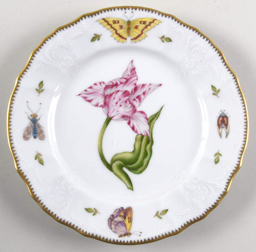 Old Master Tulips Salad Plate by Anna Weatherley-1