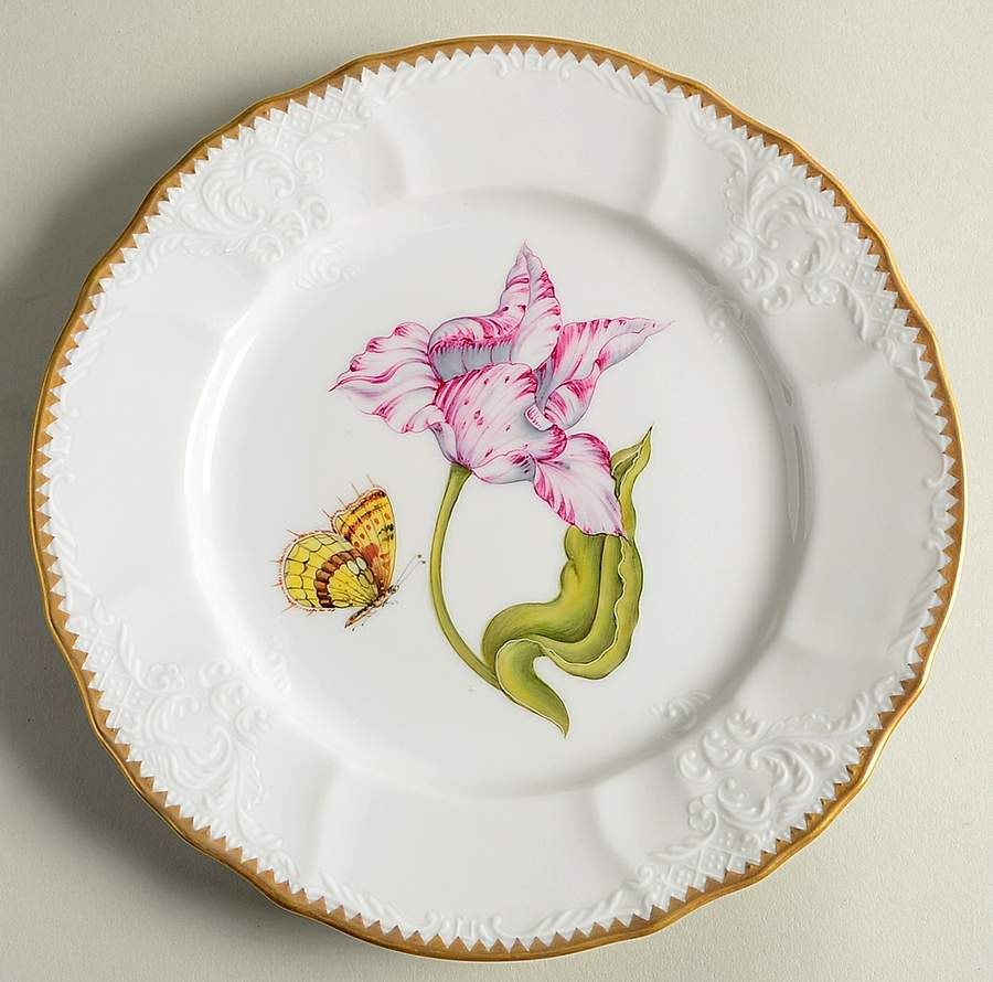 Old Master Tulips Salad Plate by Anna Weatherley-1