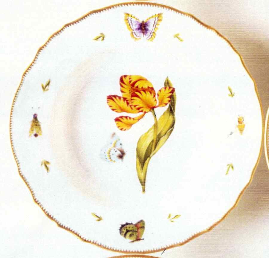 Old Master Tulips Large Rim Soup Bowl by Anna Weatherley-1
