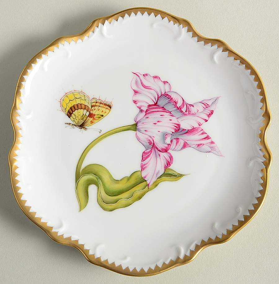 Old Master Tulips Bread & Butter Plate by Anna Weatherley-1
