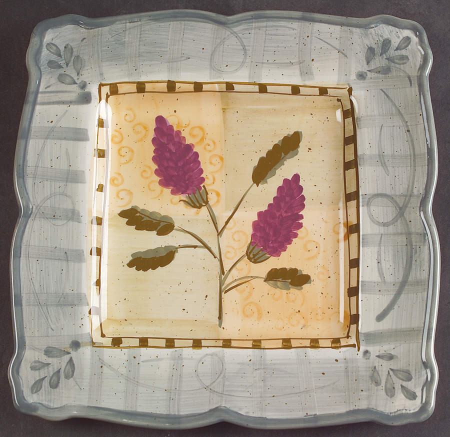 Ibiza Square Salad Plate by 222 Fifth (PTS)-1
