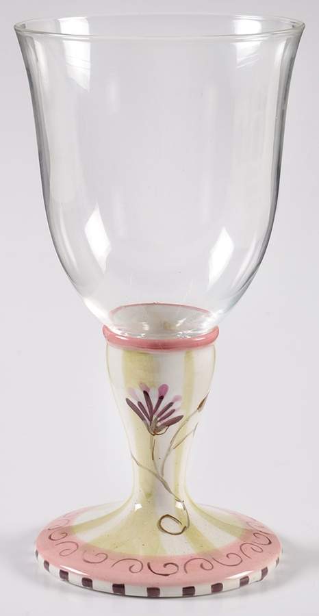 Ibiza Glassware Iced Tea with China Foot by 222 Fifth (PTS)-1