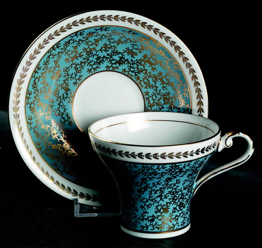 2900 Flat Cup & Saucer Set by John  Aynsley & Sons-1