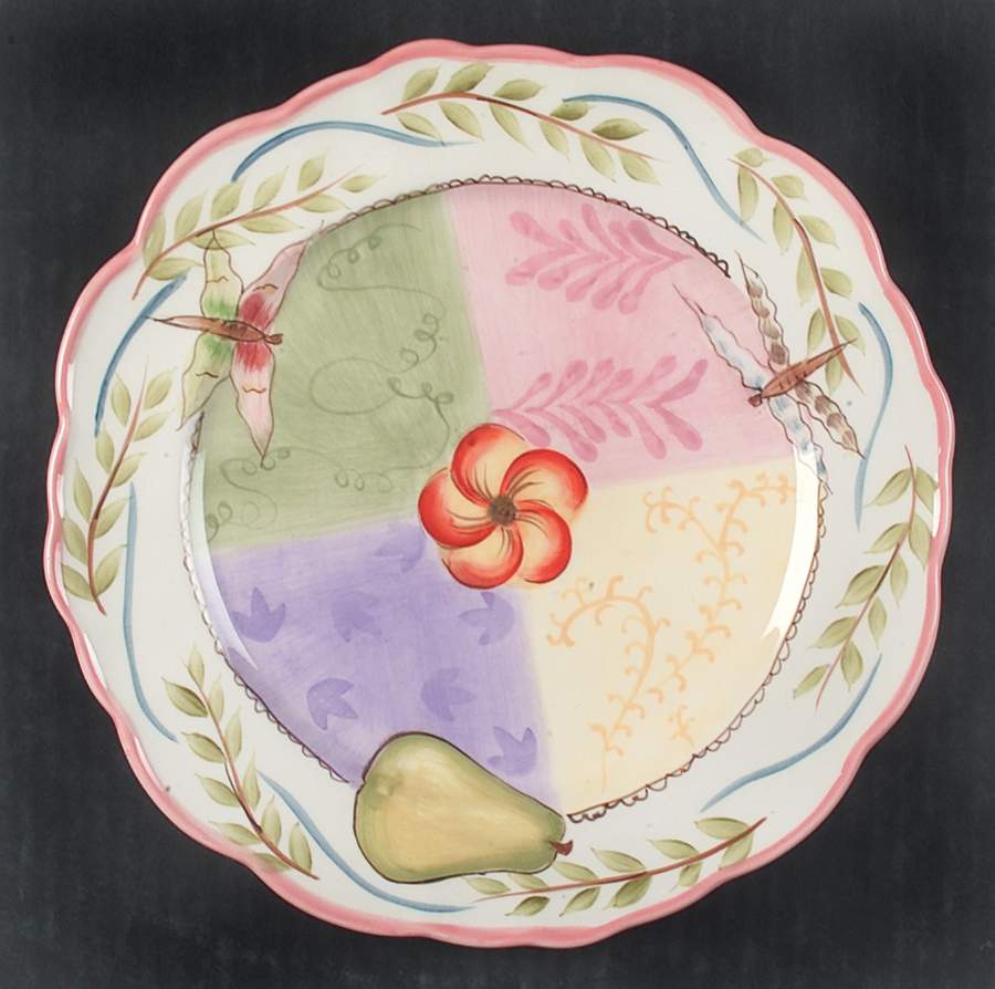 Spring Garden Salad Plate by 222 Fifth (PTS)-1