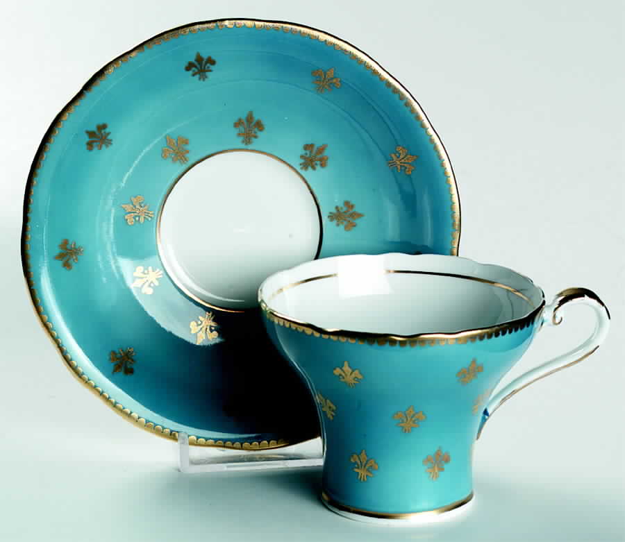 8783 Footed Cup & Saucer Set by John  Aynsley & Sons-1