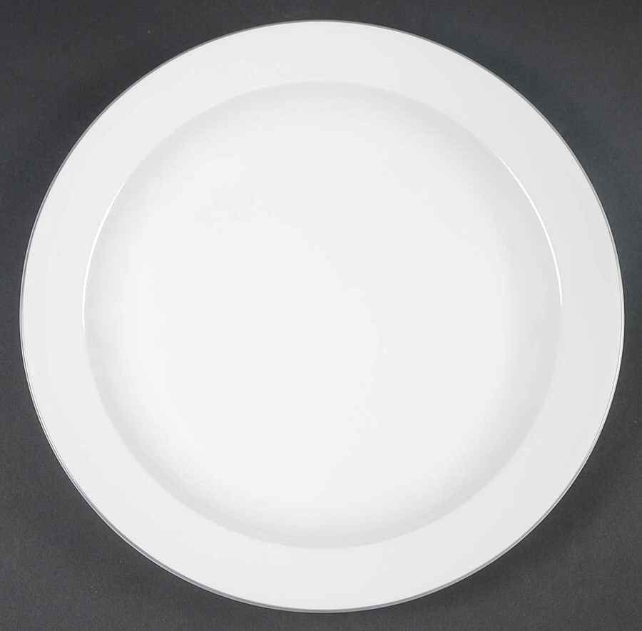 Arzberg White (Shape 1382, Platinum Trim) Dinner Plate by Arzberg-1