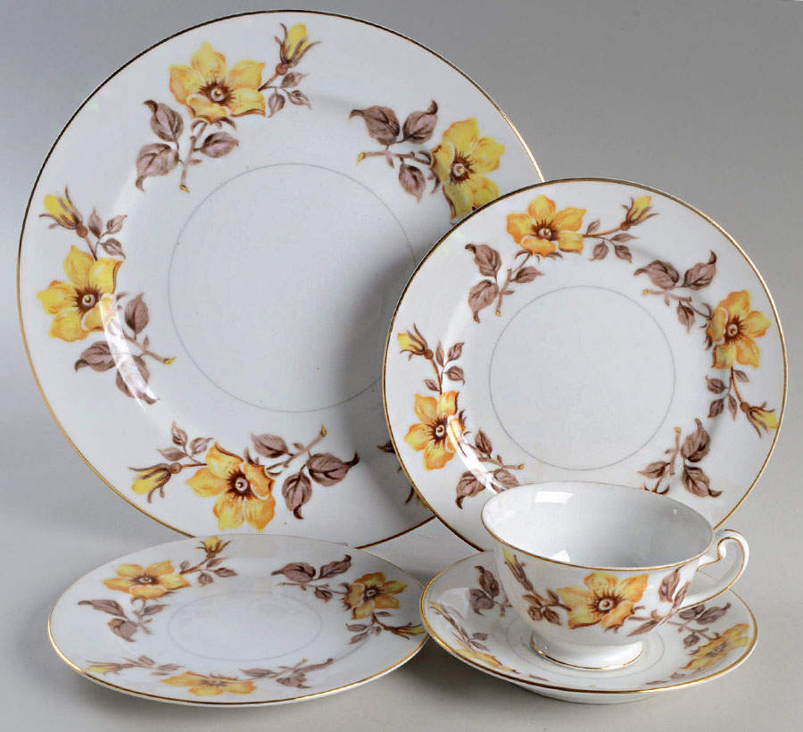 Vivian 5 Piece Place Setting by Asahi-1