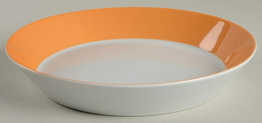 Tric Orange Rim Soup Bowl by Arzberg-1