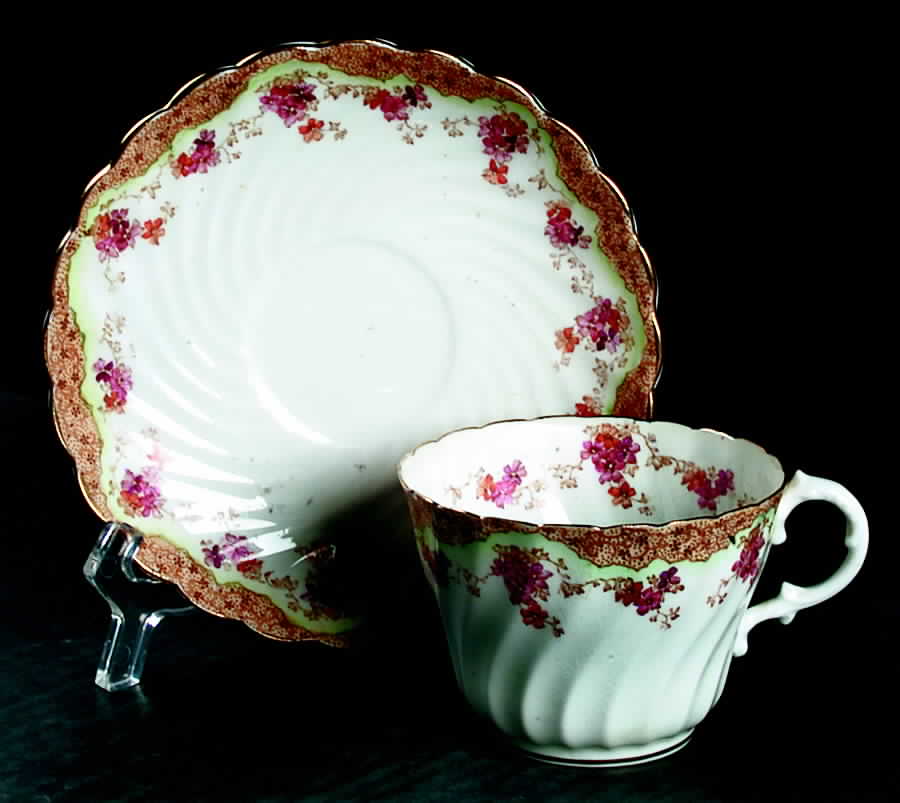 135397 Flat Cup & Saucer Set by John  Aynsley & Sons-1