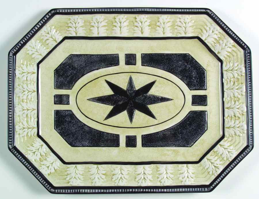 San Marco 16" Rectangular Serving Platter by 222 Fifth (PTS)-1