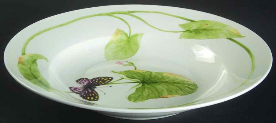 Lily Pad Large Rim Soup Bowl by American Atelier-1