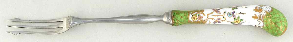 Floraine (Green) Pickle Fork by A & E Lewis (Germany)-1