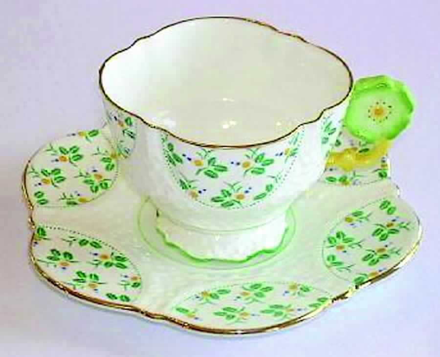 B3333 Footed Cup & Saucer Set by John  Aynsley & Sons-1