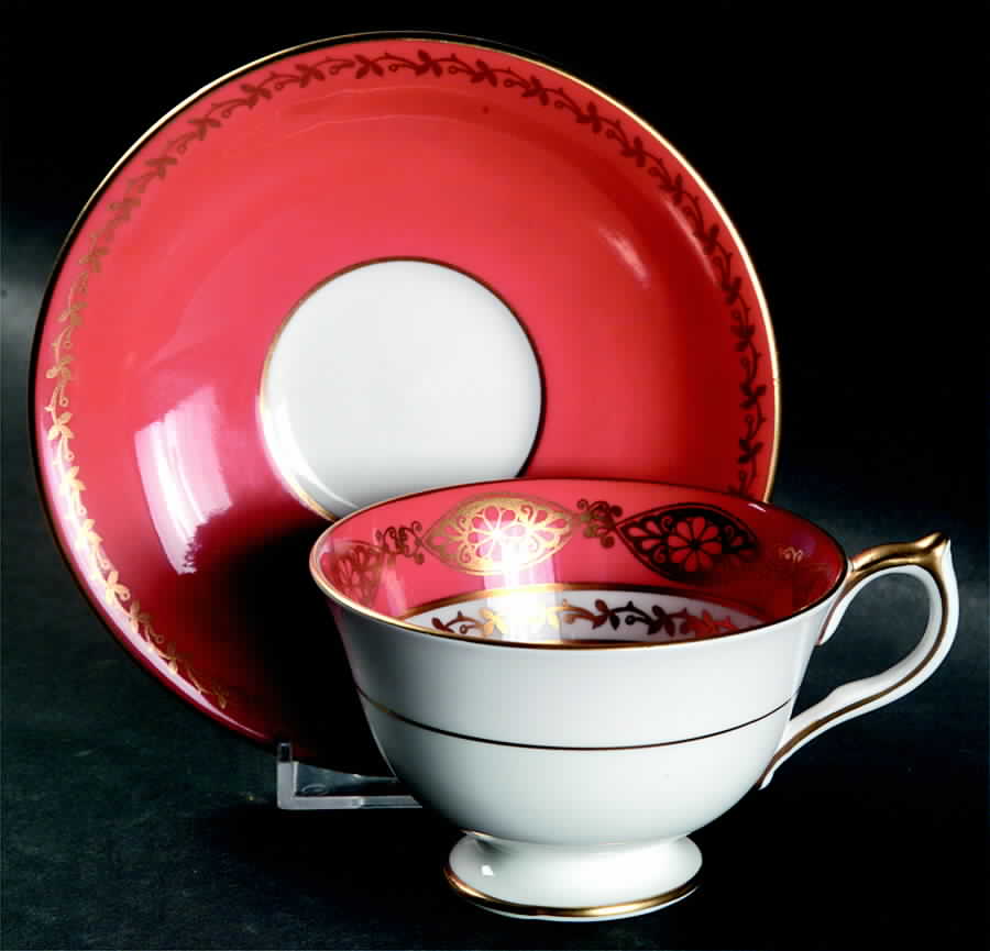 2937 Footed Cup & Saucer Set by John  Aynsley & Sons-1