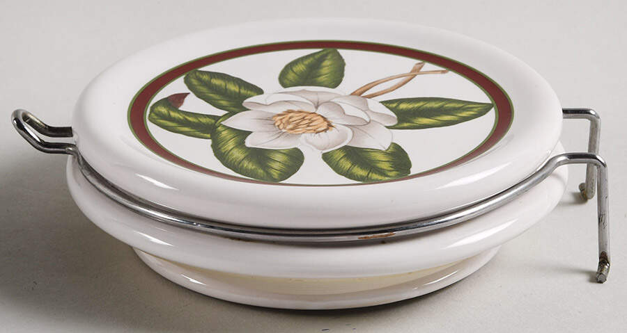 Magnolia Blossom Lid for Medium Canister by American Atelier-1