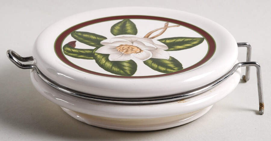 Magnolia Blossom Lid for Large Canister by American Atelier-1