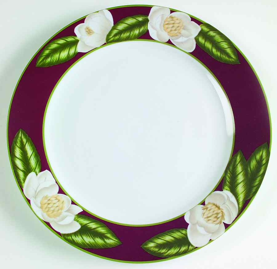 Magnolia Blossom Dinner Plate by American Atelier-1