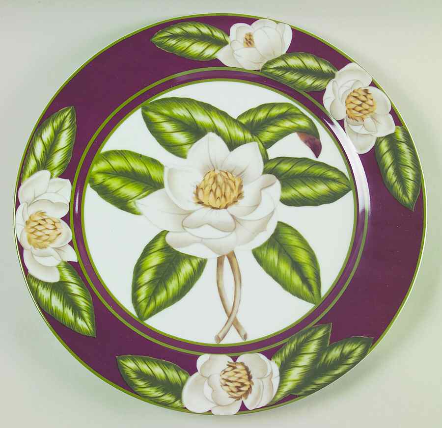 Magnolia Blossom 12" Chop Plate (Round Platter) by American Atelier-1