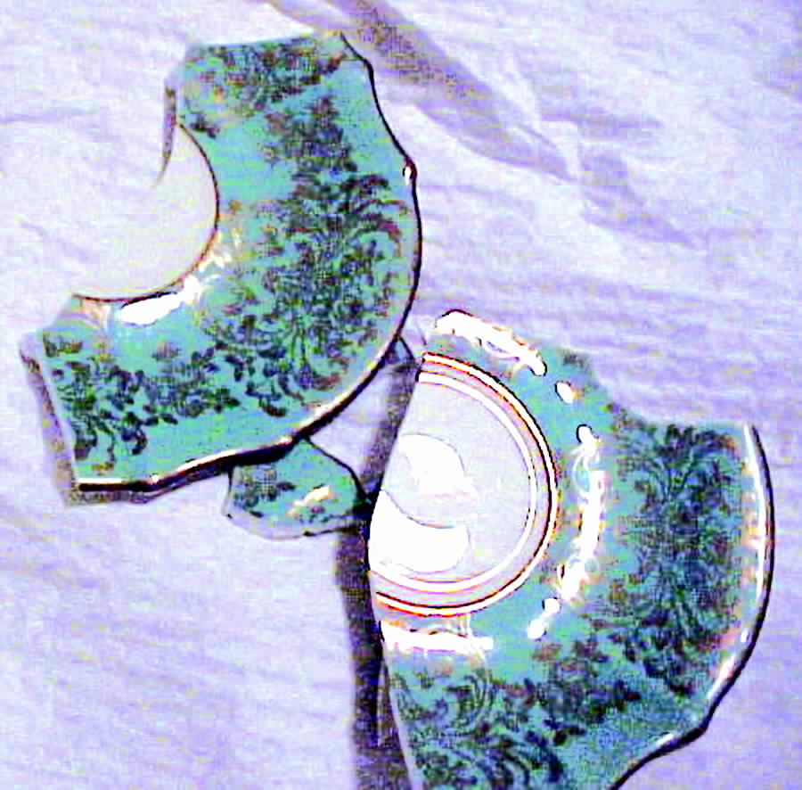665 Teal Saucer by Alka-1