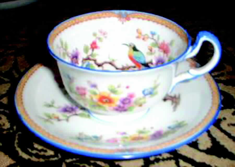 B948 Footed Cup & Saucer Set by John  Aynsley & Sons-1