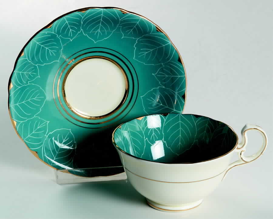 C100 Footed Cup & Saucer Set by John  Aynsley & Sons-1